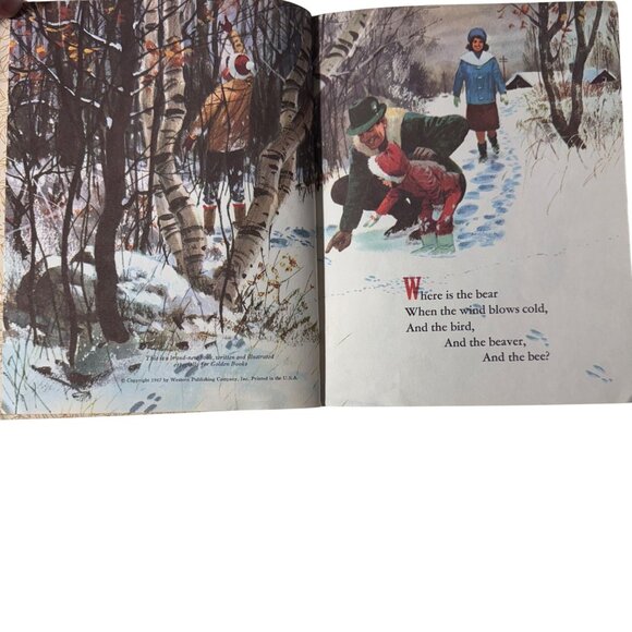 Where Is The Bear? 1st Ed A Betty Hubka Little Golden Book 1967 Golden Press LGB - Picture 5 of 16